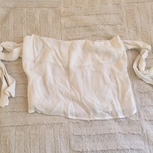 Pacsun LA Hearts Side Self-Tie Bandeau Top